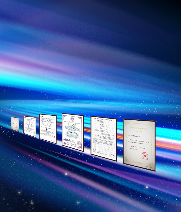 Numerous certifications